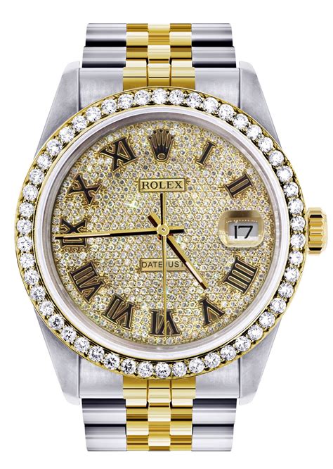 rolex watch with diamonds mens|rolex full diamond original.